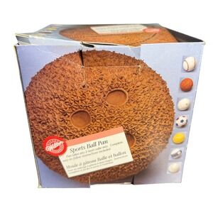 Wilton Sports Ball Pan 3D Sphere Cake Pan Set 2105-2032 Aluminum